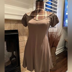 Express women’s Olive mini sundress